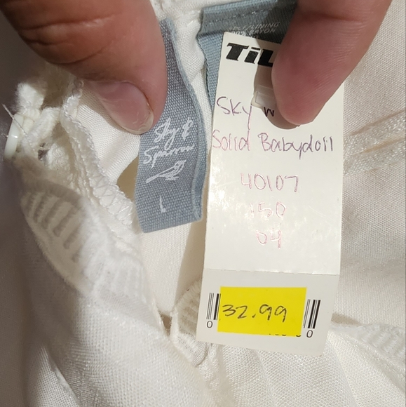 White Mid Summer Dress - Picture 4 of 4